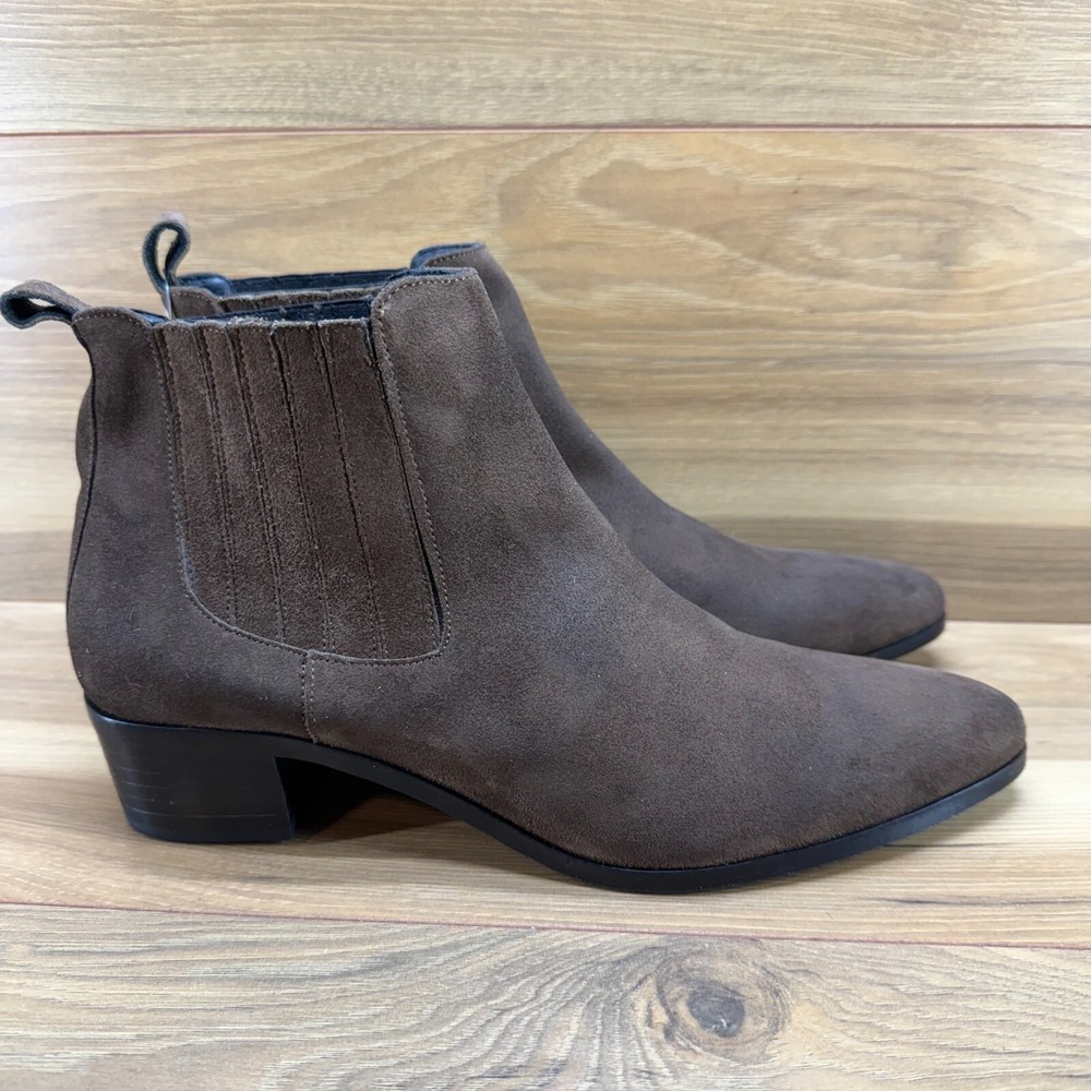 Archive Shoes Womens Bleeker Boot Size 10 Brown Suede Chelsea Pull On